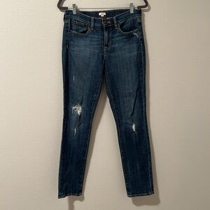 J.Crew Jeans Distressed Stretch Blue 28